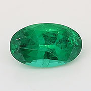 0.21 ct Rich Green Oval Natural Emerald
