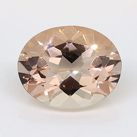 2.24 ct Oval Natural Morganite : Light Pink