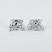 0.48 cttw E / VS1 Pair of Trapezoid Natural Diamonds