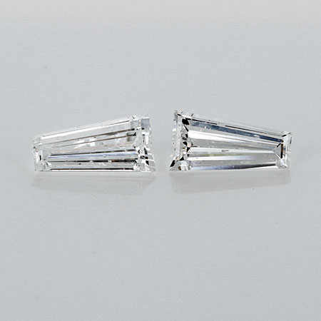 0.29 cttw Pair of Taper Baguette Natural Diamonds : E / VS1