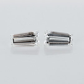 0.36 cttw Pair of Taper Baguette Natural Diamonds : G / VS1