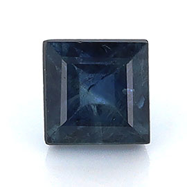 0.09 ct Princess Cut Natural Blue Sapphire : Blue