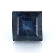 0.09 ct Blue Princess Cut Natural Blue Sapphire