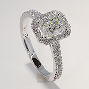 14K White Gold 1.50cttw Diamond Ring
