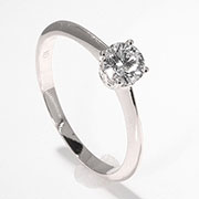 18K White Gold 0.50ct Diamond Ring
