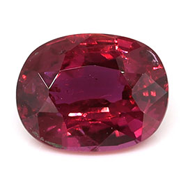 1.39 ct Oval Natural Ruby : Pinkish Red