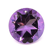 0.50 ct Purple Round Natural Amethyst