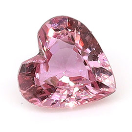 0.28 ct Heart Shape Natural Pink Sapphire : Fine Pink