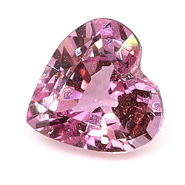 0.27 ct Heart Shape Natural Pink Sapphire : Fine Pink
