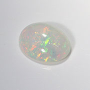 1.26 ct White Oval Natural Opal