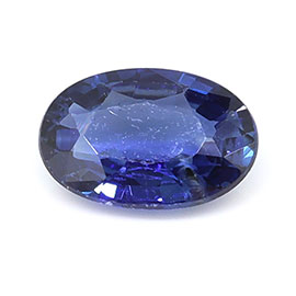 0.46 ct Oval Natural Blue Sapphire : Rich Blue