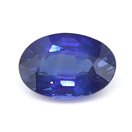 0.54 ct Oval Natural Blue Sapphire : Rich Royal Blue