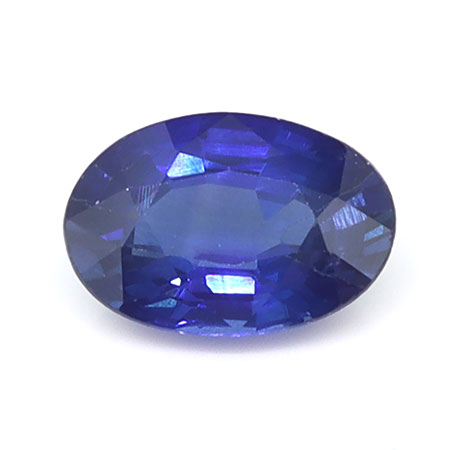 0.54 ct Oval Natural Blue Sapphire : Rich Royal Blue