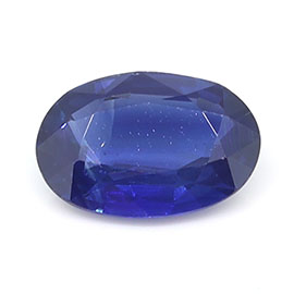 0.46 ct Oval Natural Blue Sapphire : Rich Blue