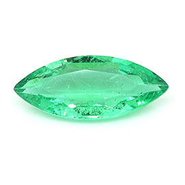 0.51 ct Marquise Natural Emerald : Fine Grass Green