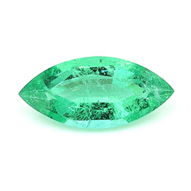 0.39 ct Marquise Natural Emerald : Fine Green