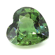 2.64 ct Rich Green Heart Shape Natural Green Sapphire