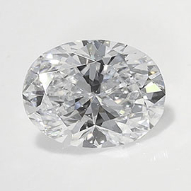 0.46 ct Oval Natural Diamond : D / SI1
