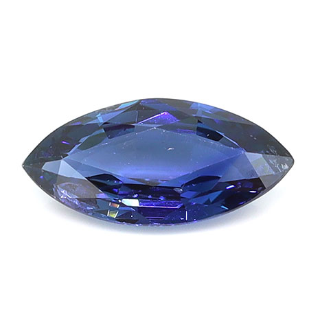 0.99 ct Marquise Natural Blue Sapphire : Fine Royal Blue