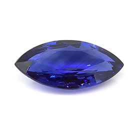 0.75 ct Marquise Natural Blue Sapphire : Fine Royal Blue