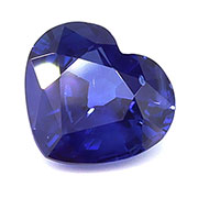 0.94 ct Royal Blue Heart Shape Natural Blue Sapphire