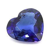 0.43 ct Fine Royal Blue Heart Shape Natural Blue Sapphire