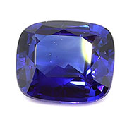0.82 ct Royal Blue Cushion Cut Natural Blue Sapphire