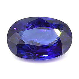 0.71 ct Oval Natural Blue Sapphire : Fine Blue