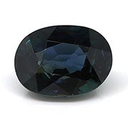 1.61 ct Greenish Blue Oval Natural Blue Sapphire