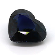1.94 ct Darkish Blue Heart Shape Natural Blue Sapphire