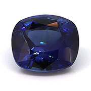 2.04 ct Rich Blue Cushion Cut Natural Blue Sapphire