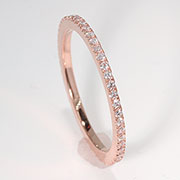 18K Rose Gold 0.33cttw Diamond Band