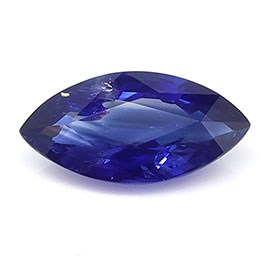 0.71 ct Marquise Natural Blue Sapphire : Fine Royal Blue