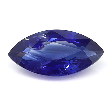 0.71 ct Marquise Natural Blue Sapphire : Fine Royal Blue