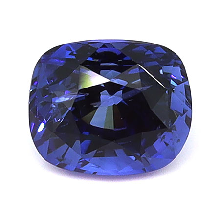 1.02 ct Cushion Cut Natural Blue Sapphire : Rich Blue
