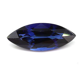 0.61 ct Marquise Natural Blue Sapphire : Rich Blue