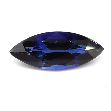 0.61 ct Marquise Natural Blue Sapphire : Rich Blue