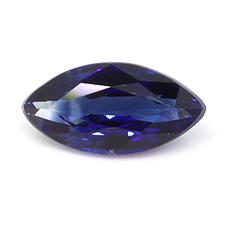 0.46 ct Marquise Natural Blue Sapphire : Rich Blue