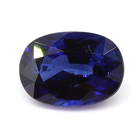 0.53 ct Oval Natural Blue Sapphire : Rich Blue