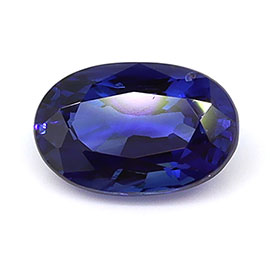 0.74 ct Oval Natural Blue Sapphire : Royal Blue