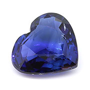0.91 ct Rich Blue Heart Shape Natural Blue Sapphire