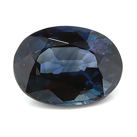 0.94 ct Oval Natural Blue Sapphire : Greenish Blue