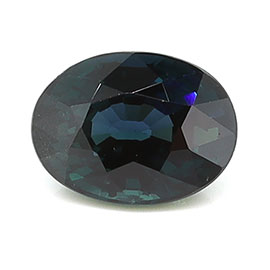 1.06 ct Oval Natural Blue Sapphire : Greenish Blue