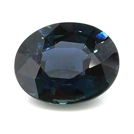 1.08 ct Oval Natural Blue Sapphire : Darkish Blue