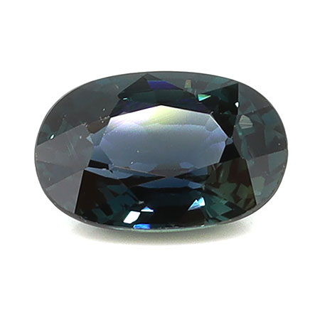 1.01 ct Oval Natural Blue Sapphire : Darkish Blue