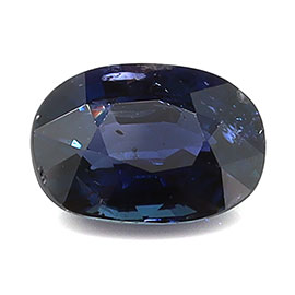 1.00 ct Oval Natural Blue Sapphire : Deep Blue