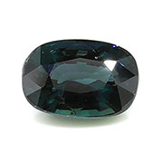 1.00 ct Greenish Blue Oval Natural Blue Sapphire