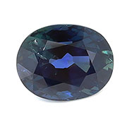 0.88 ct Rich Darkish Blue Oval Natural Blue Sapphire