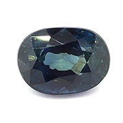 0.90 ct Rich Darkish Blue Oval Natural Blue Sapphire