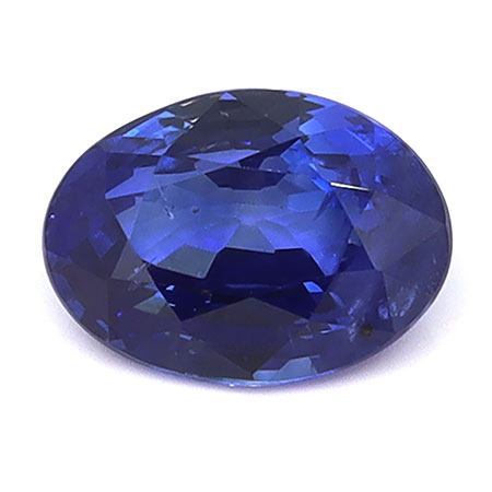 1.05 ct Oval Natural Blue Sapphire : Blue